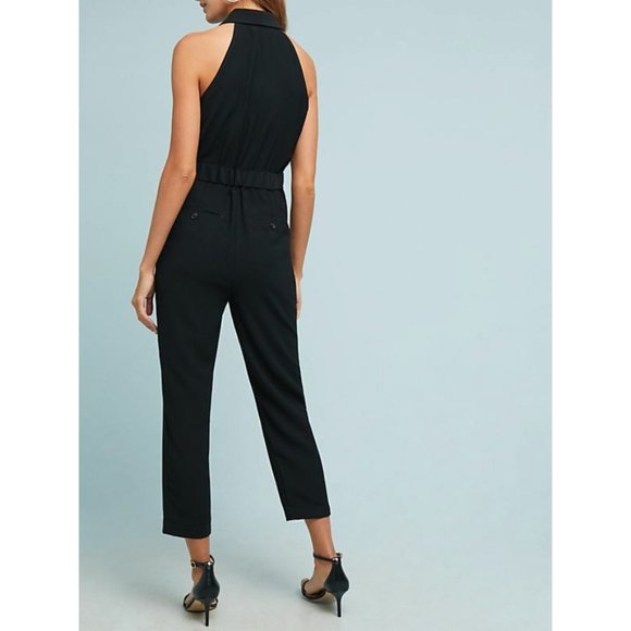 Anthropologie Cartonnier Classic Black Jumpsuit Size 0 - Picture 2 of 7